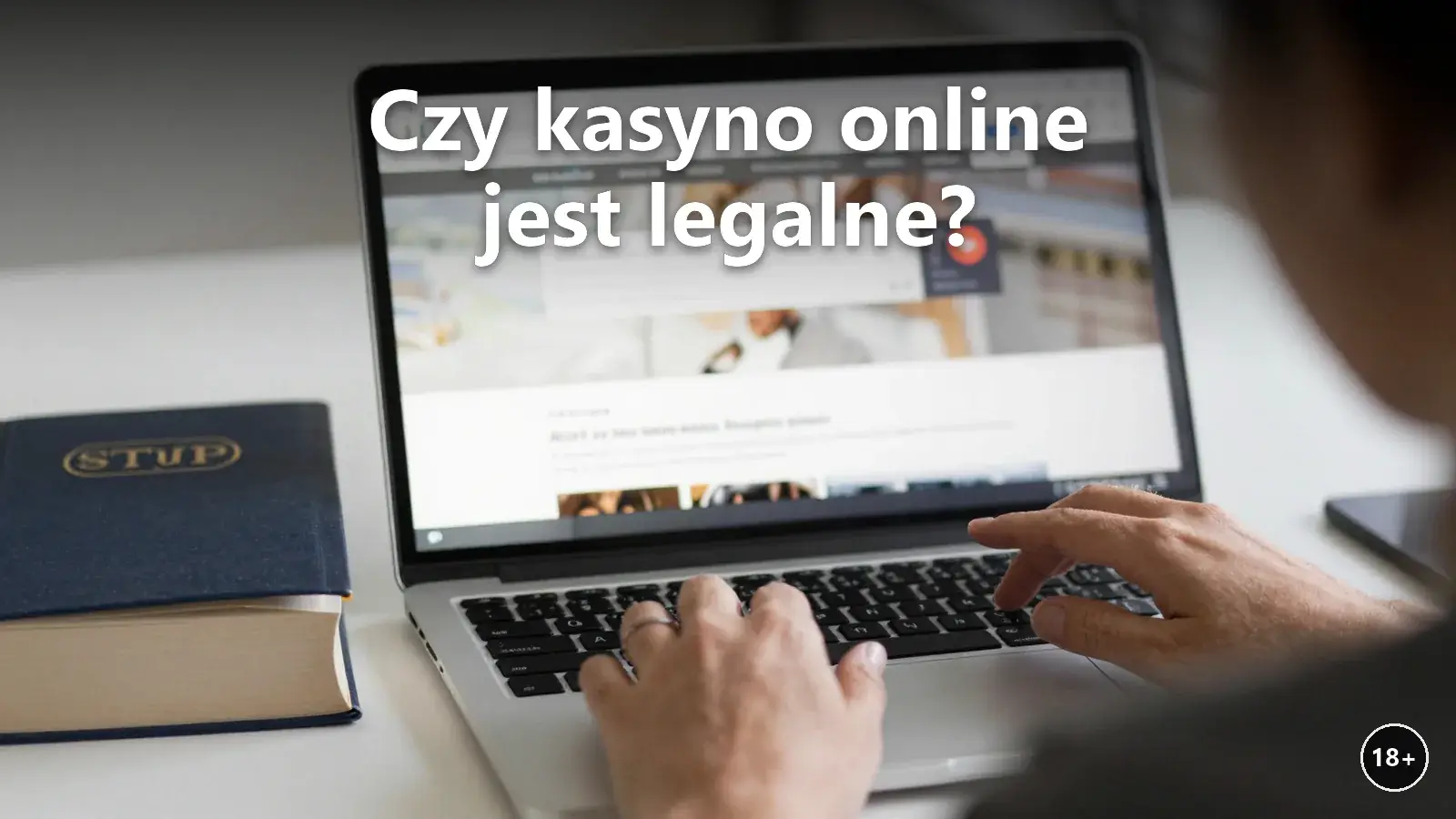 Zablokowana strona kasyna na laptopie i kodeks prawa hazardowego
